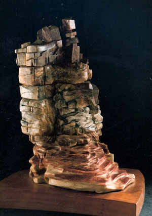 Fine art Alabaster sculpture of Yaki Point, Grand Canyon, Arizona